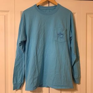 Guy Harvey Blue Long Sleeve Tee Shirt